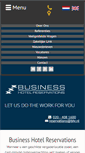 Mobile Screenshot of businesshotelreservations.nl